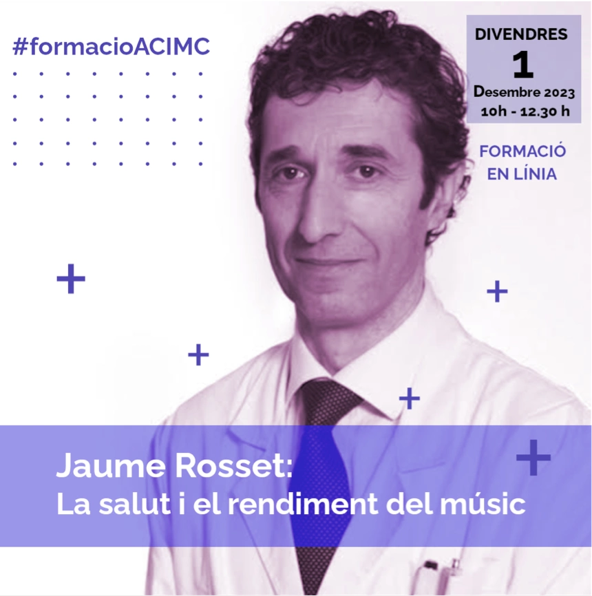 Jaume Rosset: La salut i el rendiment del músic